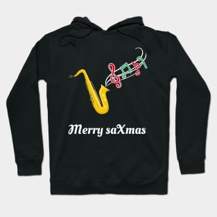 Christmas Saxophone Player Pajama Shirt Jazz Music Costume T-Shirt Hoodie